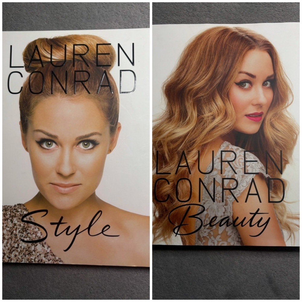 LC Lauren Conrad Beauty & Style Coffee table book lot of 2